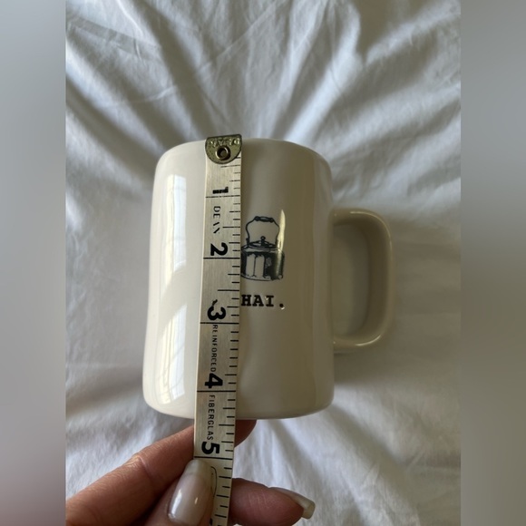 RAE DUNN ARTISAN COLLECTION "CHAI." MUG TYPEWRITER PRINT RARE HTF - Picture 6 of 8